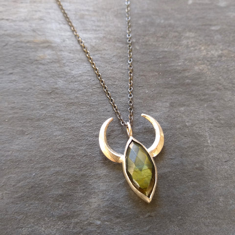 Tiny Horn Necklace