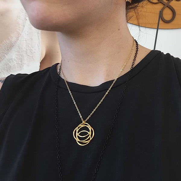 18k Gold Vermeil Galaxy Necklace