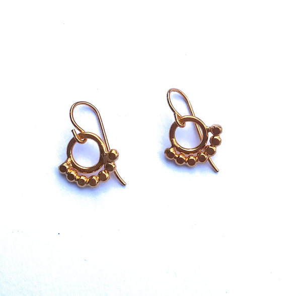 Gold Talisman Earrings