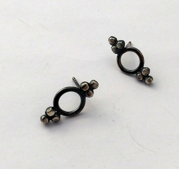 Handmade Victorian Stud Earrings